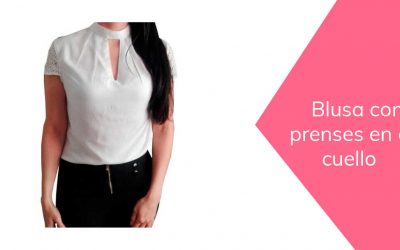 Blusa prenses en el cuello