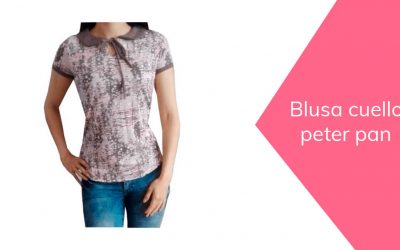 Blusa cuello peter pan