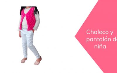 Chaleco y pantalón de niña