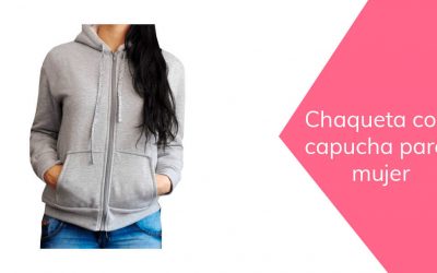 Chaqueta deportiva con capucha de mujer