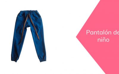 Pantalón de niño resortado en la cintura