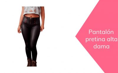 Pantalón pretina alta licrado