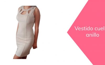 Vestido cuello anillo