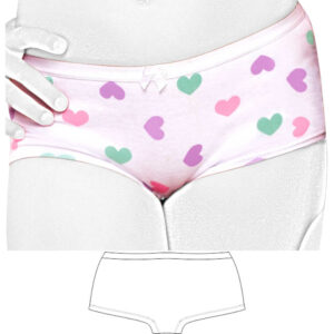PANTY CACHETERO DE NIÑA Ref. 1217