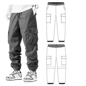 SUDADERA JOGGING CARGO DE HOMBRE Ref. 1288