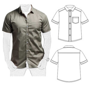 CAMISA MANGA CORTA DE HOMBRE Ref. 1294