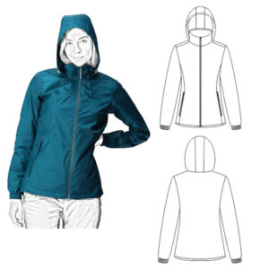 CHAQUETA ROMPEVIENTOS DE MUJER Ref. 1296