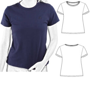 CAMISETA BÁSICA DE MUJER REF. 1302