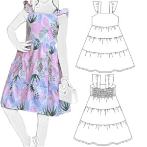 VESTIDO DE NIÑA REF. 1307