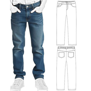 JEANS CLÁSICO DE NIÑO REF. 1313