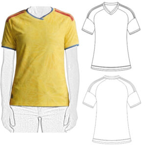 CAMISETA DEPORTIVA DE MUJER REF. 1315