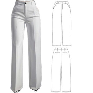 PANTALÓN CLÁSICO BOTA RECTA DE MUJER REF. 1318