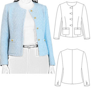 CHAQUETA TWEED TIPO CHANEL REF. 1319