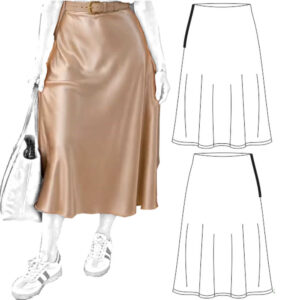 FALDA MIDI LÍNEA A REF. 1324