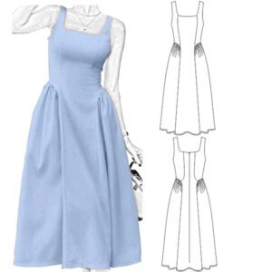 VESTIDO LARGO DE MUJER REF. 1329